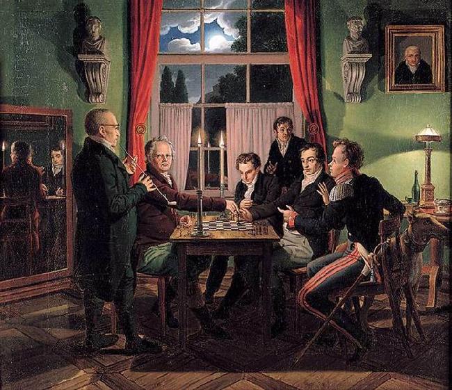 Johann Erdmann Hummel Chess Players